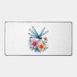 Beautiful Dragonfly Watercolor Art Insect Lover Ea Desk Mat