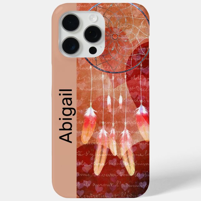 Beautiful DreamCatcher Feathers Case-Mate iPhone Case (Back)