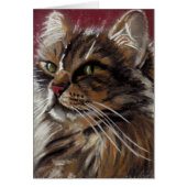 Beautiful Dreamer - Maine Coon Cat Card (Front)