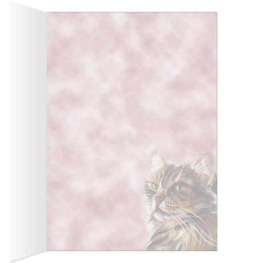 Beautiful Dreamer - Maine Coon Cat Card (Inside (Right))