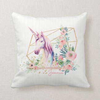 Beautiful Dreamer Unicorn Personalized Pillow