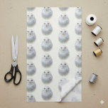 Beautiful, Dreamy and Serene Snowy Owl Fabric