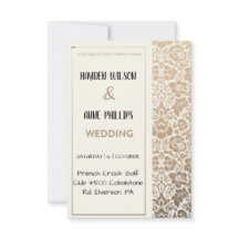 Beautiful dusty floral wedding invitation