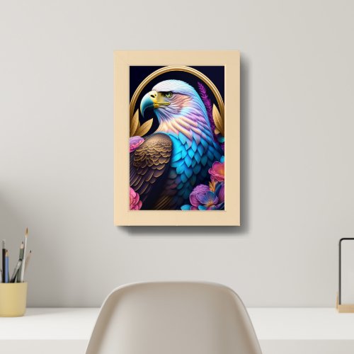 Beautiful Eagle Art  Framed Art