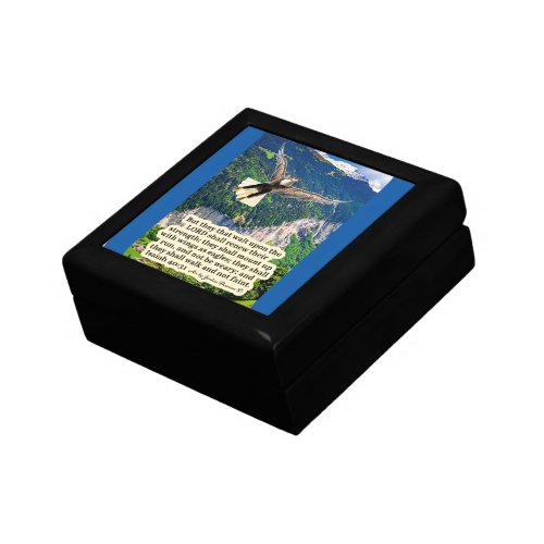 Beautiful Eagle Scripture Isaiah 4031 Gift Box