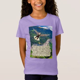 Beautiful Eagle Scripture Isaiah 40:31  T-Shirt