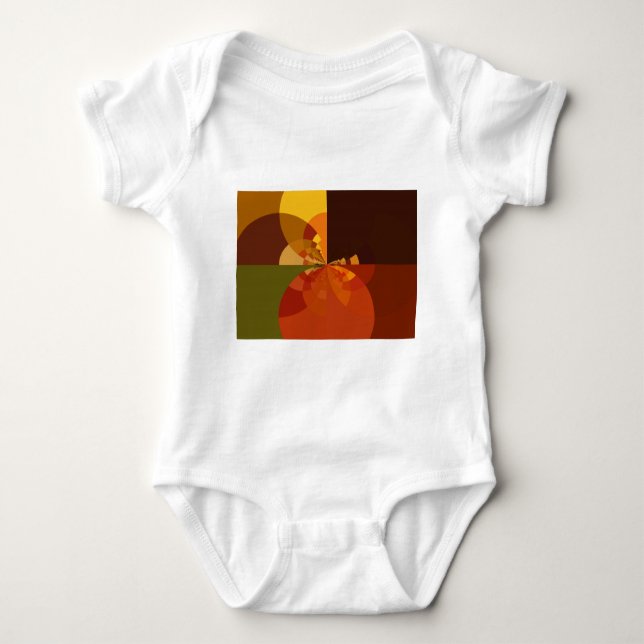 Beautiful Earth Abstract Art Print Baby Bodysuit (Front)