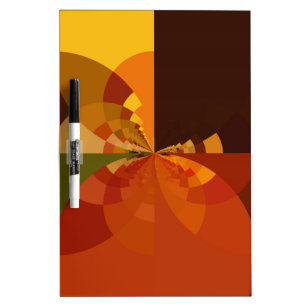 Beautiful Earth Abstract Art Print Dry Erase Board