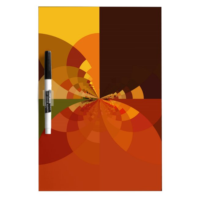 Beautiful Earth Abstract Art Print Dry Erase Board (Front)