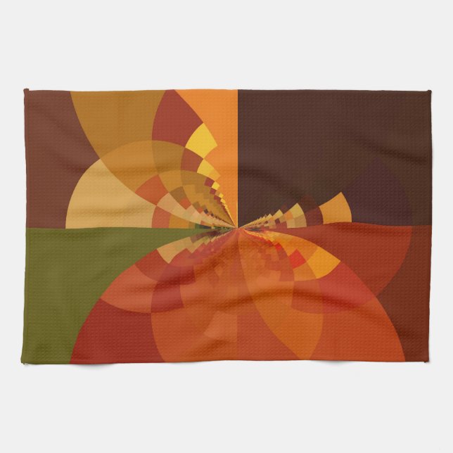 Beautiful Earth Abstract Art Print Towel (Horizontal)