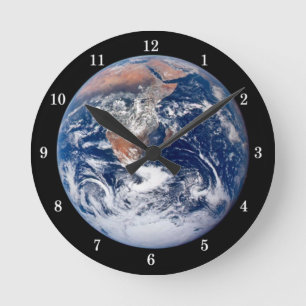 Beautiful Earth from Space Wall Clock