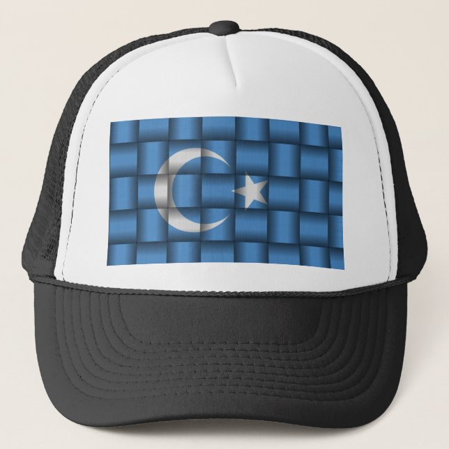 Beautiful East Turkestan Flag Trucker Hat (Front)