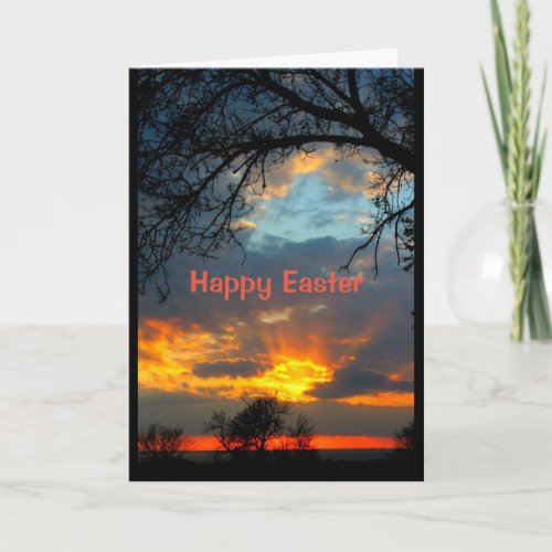 Beautiful Easter From Sunrise To Sunset Holiday Card