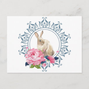 Beautiful Easter Rabbit design Postcard
