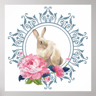 Beautiful Easter Rabbit Poster