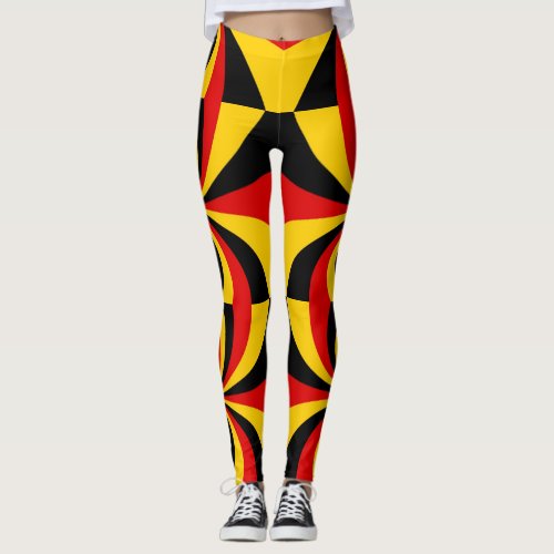 Beautiful Edgy Germany Inspired Flag Color Leggings