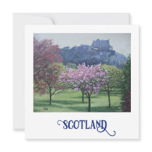 Beautiful Edinburgh Castle fine art tourist