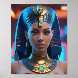 Beautiful Egyptian Queen Poster