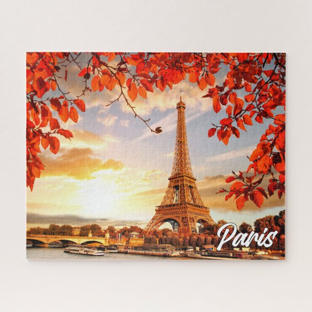 Beautiful Eiffel Tower | Paris, France Jigsaw Puzzle (Horizontal)