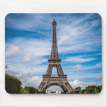 Beautiful Eiffel Tower Paris France Mouse Pad by ICBIMProducts at Zazzle