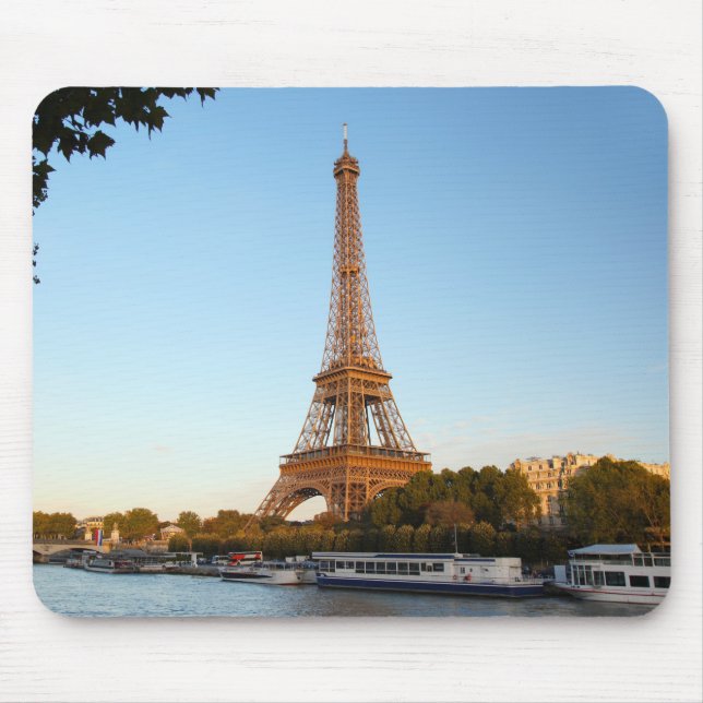 Beautiful Eiffel Tower Paris France Mouse Pad (Front)