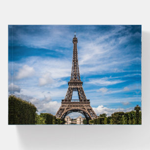 Beautiful Eiffel Tower Paris France Paperweight