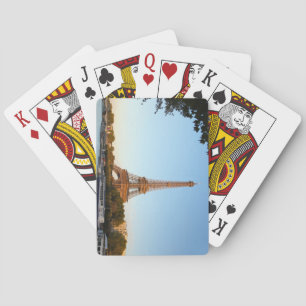 Beautiful Eiffel Tower Paris France Poker Cards