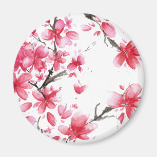 Beautiful & Elegant Cherry Blossom   Magnet