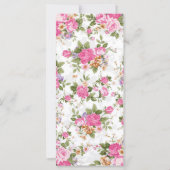 Beautiful elegant girly vintage roses flowers (Back)