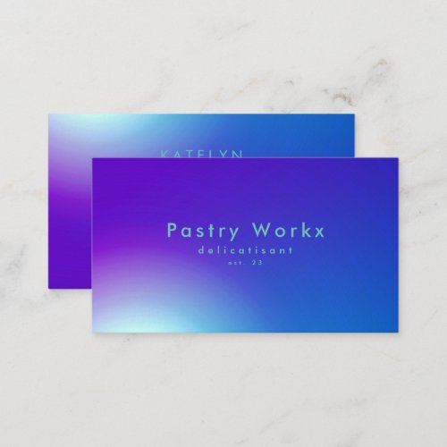 Beautiful Elegant Gradient Designer Business Card