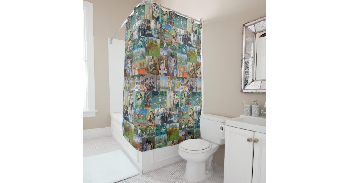 Beautiful Elegant Impressionist Art Shower Curtain Zazzle