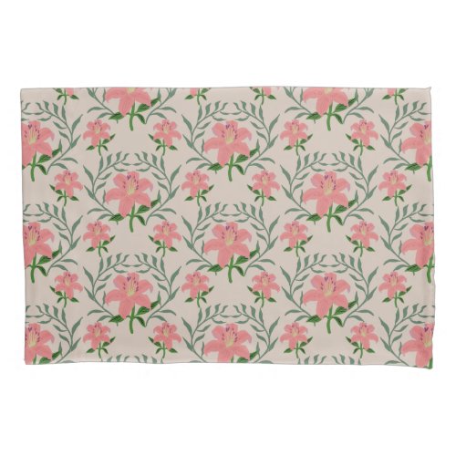 Beautiful  Elegant Lily Flower  Pillow Case