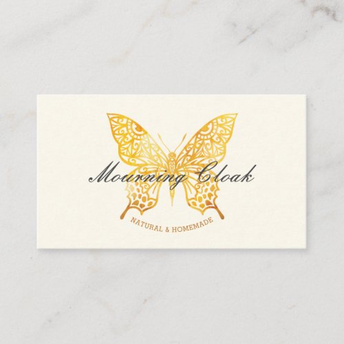 Beautiful Elegant  Ornate Decorative Butterfly Business Card