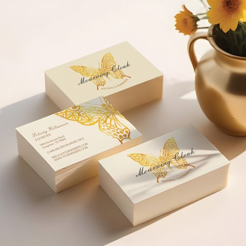 Beautiful Elegant  Ornate Decorative Butterfly Business Card