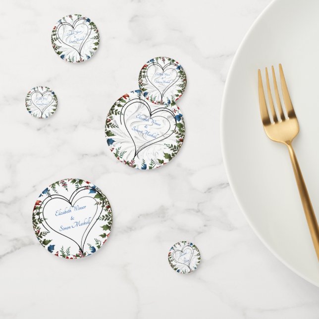 Beautiful,elegant & whimsical wedding themed decor confetti (Group)