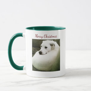 Beautiful Elegant White Labrador Dog Christmas Mug