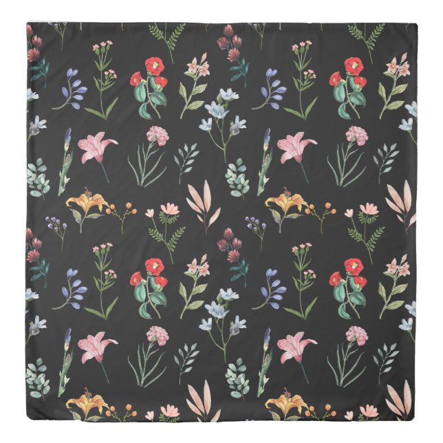 Beautiful & Elegant Wildflower Duvet Cover (Front)