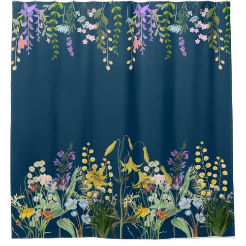 Beautiful  Elegant Wildflower Duvet Cover Shower Curtain