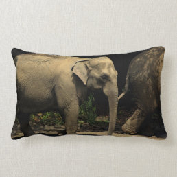 Beautiful Elephant Lumbar Pillow