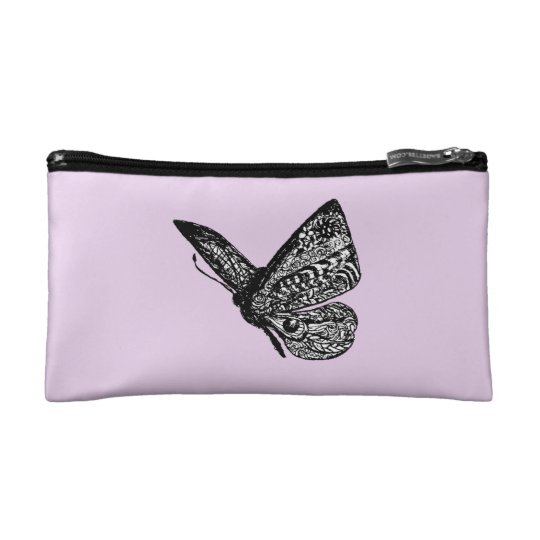 Beautiful embellished butterfly cosmetic bag | Zazzle.com