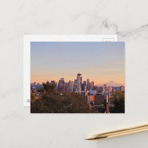 Beautiful Emerald City Seattle Space Needle Postca Postcard