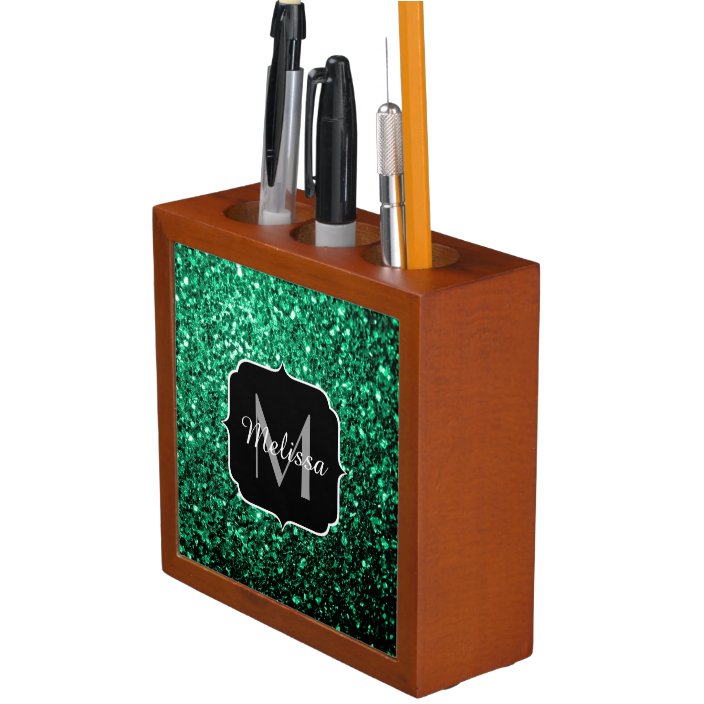 glitter pen holder