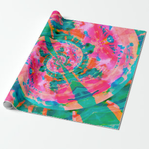 beautiful emotional paint-like illustration abstra wrapping paper