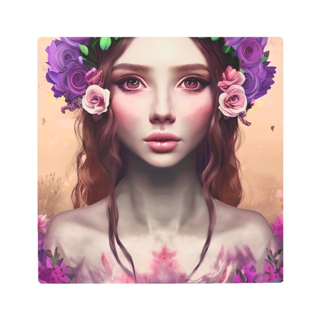 Beautiful Enchantress Fantasy AI Art   (Front)