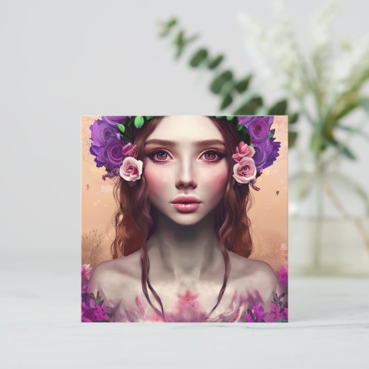 Beautiful Enchantress Fantasy AI Art (Standing Front)