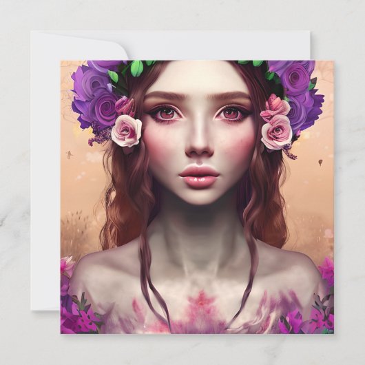 Beautiful Enchantress Fantasy AI Art (Front)