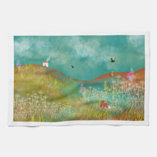 Beautiful England Dartmoor Nature tea towel