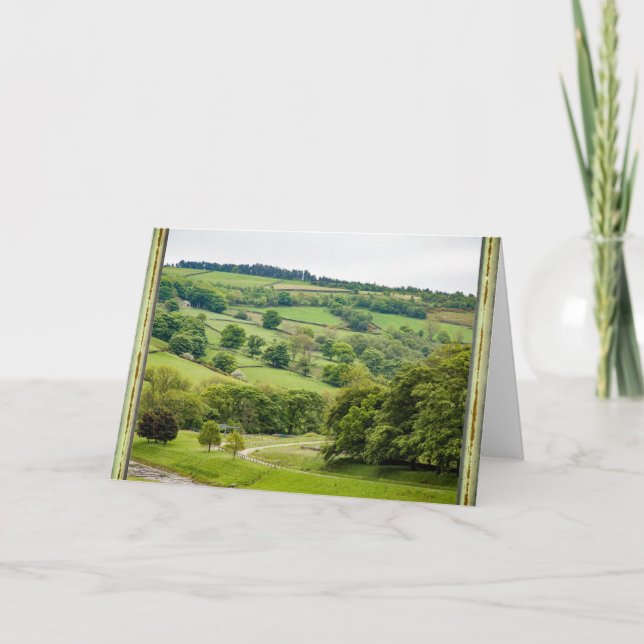 Beautiful English Landscape Yorkshire Dales Card (Front)