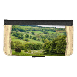 Beautiful English Landscape Yorkshire Dales iPhone 8/7 Wallet Case