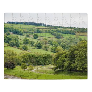 Beautiful English Landscape Yorkshire Dales Jigsaw Puzzle by LeFlange at Zazzle